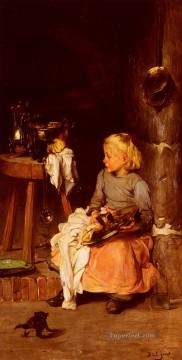  LA Arte - La Petite Fille Au Chaudron Joseph Claude Bail